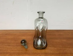 Grande bouteille Kluk Kluk en verre de Holmegaard, années 1970