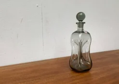 Grande bouteille Kluk Kluk en verre de Holmegaard, années 1970