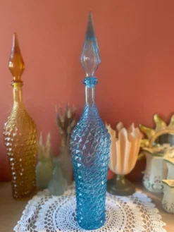 Grande bouteille turquoise