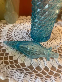 Grande bouteille turquoise