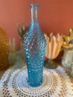 Grande bouteille turquoise