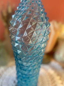 Grande bouteille turquoise