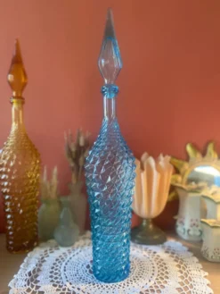 Grande bouteille turquoise