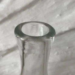 Grande carafe Dansk en verre ,design scandinave vintage, bouchon boule