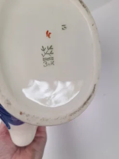 Grande carafe faïence en forme de coq