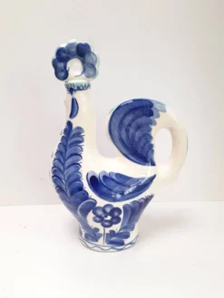 Grande carafe faïence en forme de coq