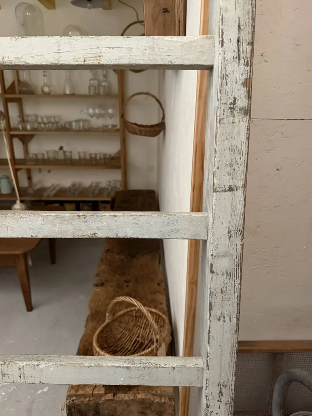 Grande échelle décorative ou porte serviette