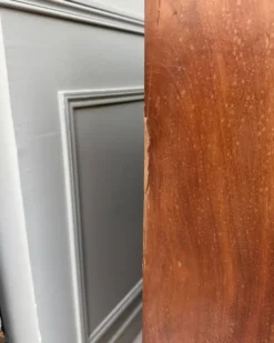 Grande commode anglaise victorienne en acajou (rénovée)