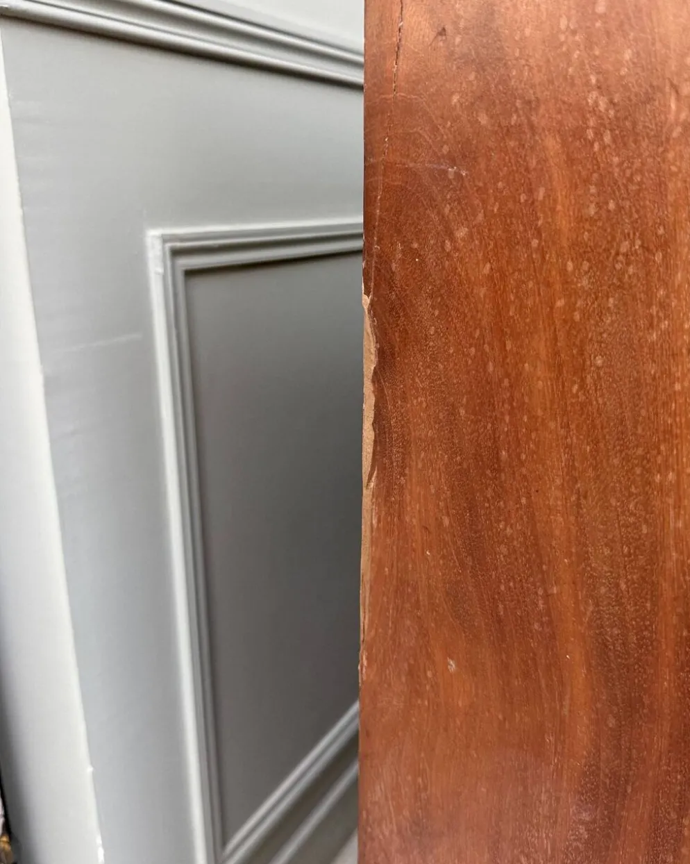 Grande commode anglaise victorienne en acajou (rénovée)