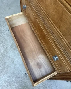 Grande commode Art Déco en chêne (rénovée)