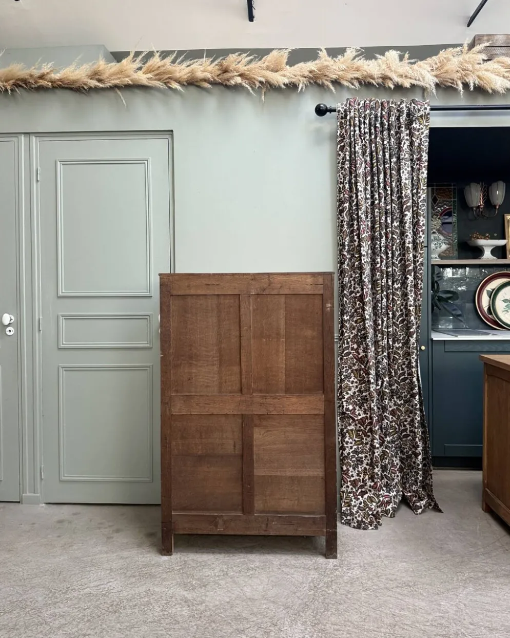 Grande commode Art Déco en chêne (rénovée)