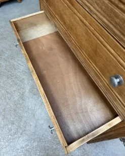 Grande commode Art Déco en chêne (rénovée)