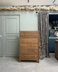 Grande commode Art Déco en chêne (rénovée)