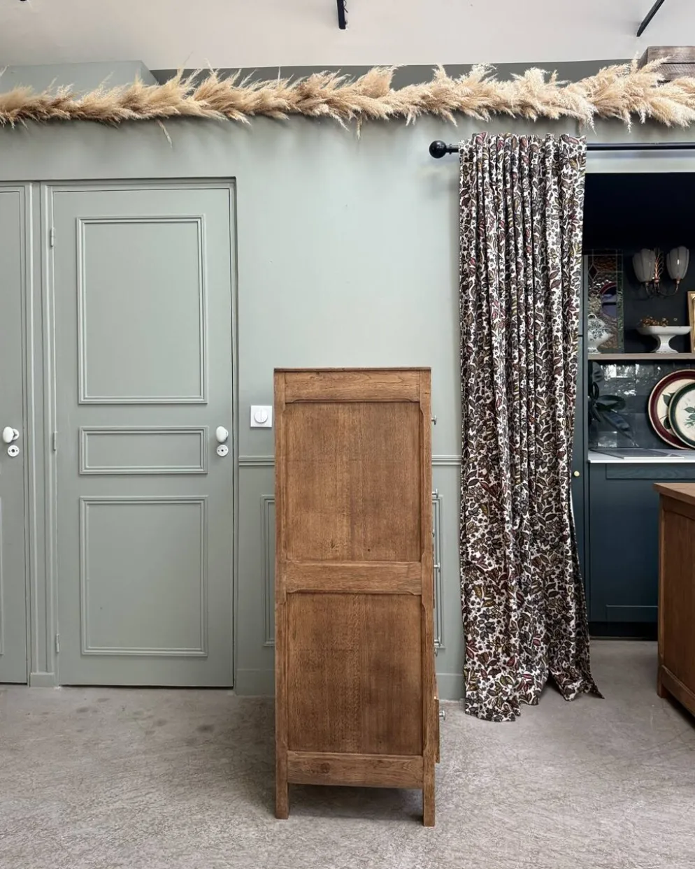 Grande commode Art Déco en chêne (rénovée)