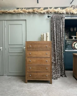 Grande commode Art Déco en chêne (rénovée)