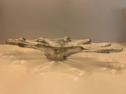 : Grande coupe centre de table en cristal Vintage