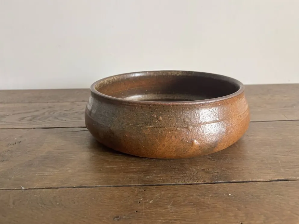 Grande coupe en grès vintage – Jean Tessier – Atelier Le Cep