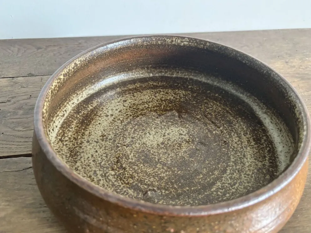 Grande coupe en grès vintage – Jean Tessier – Atelier Le Cep