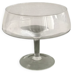 Grande coupe à fruit en verre