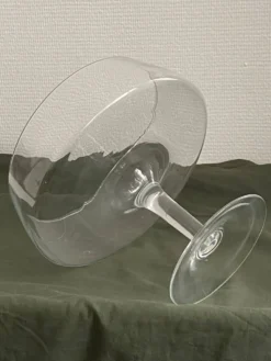 Grande coupe à fruit en verre