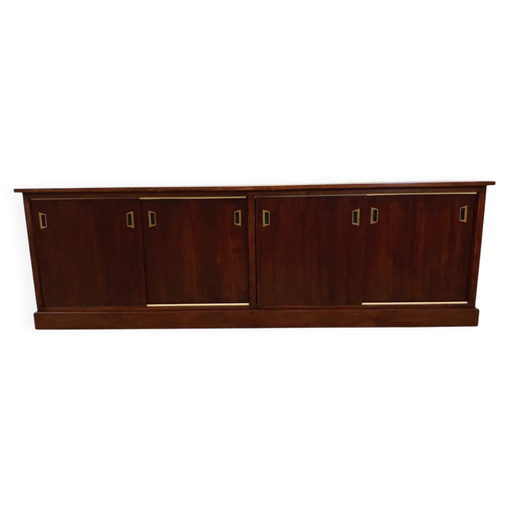 Grande enfilade double-face moderniste en chêne – 250 cm