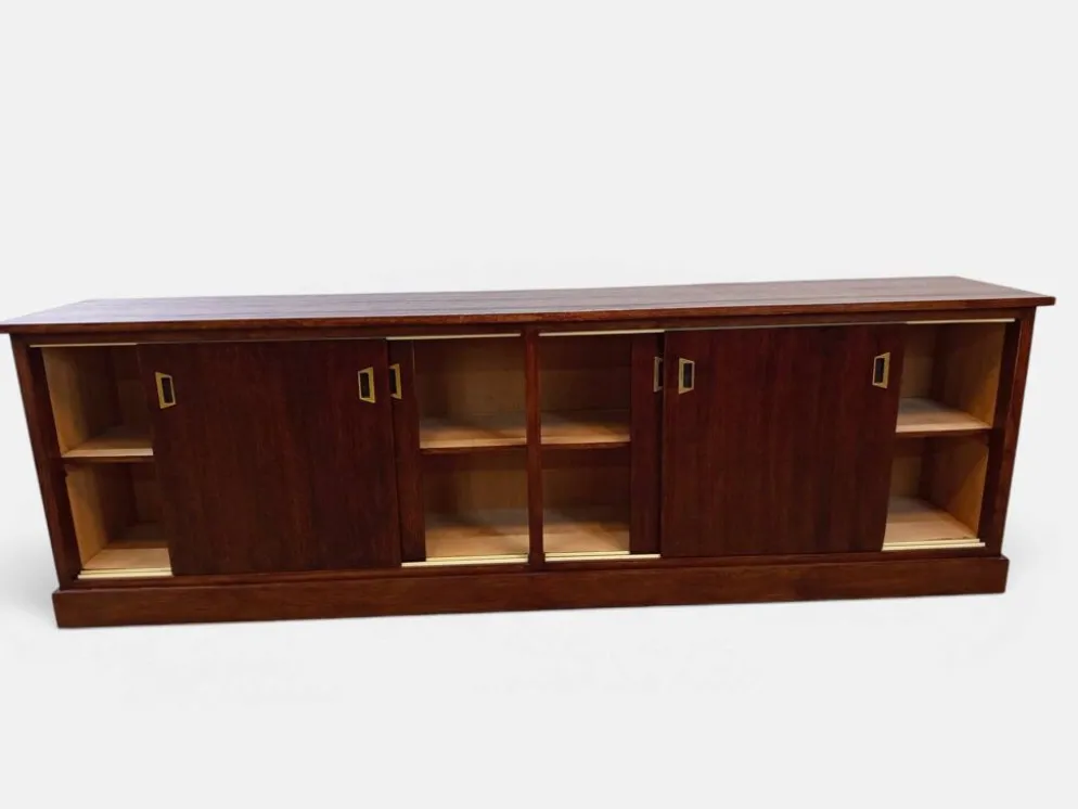 Grande enfilade double-face moderniste en chêne – 250 cm