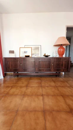 Grande enfilade en palissandre restaurée – années 60/70