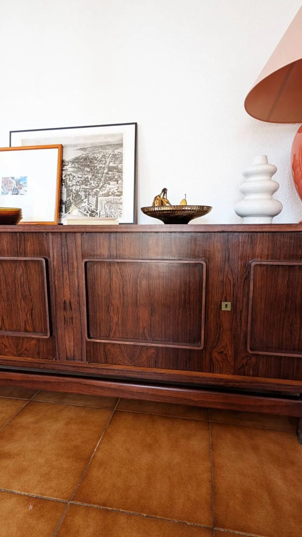 Grande enfilade en palissandre restaurée – années 60/70