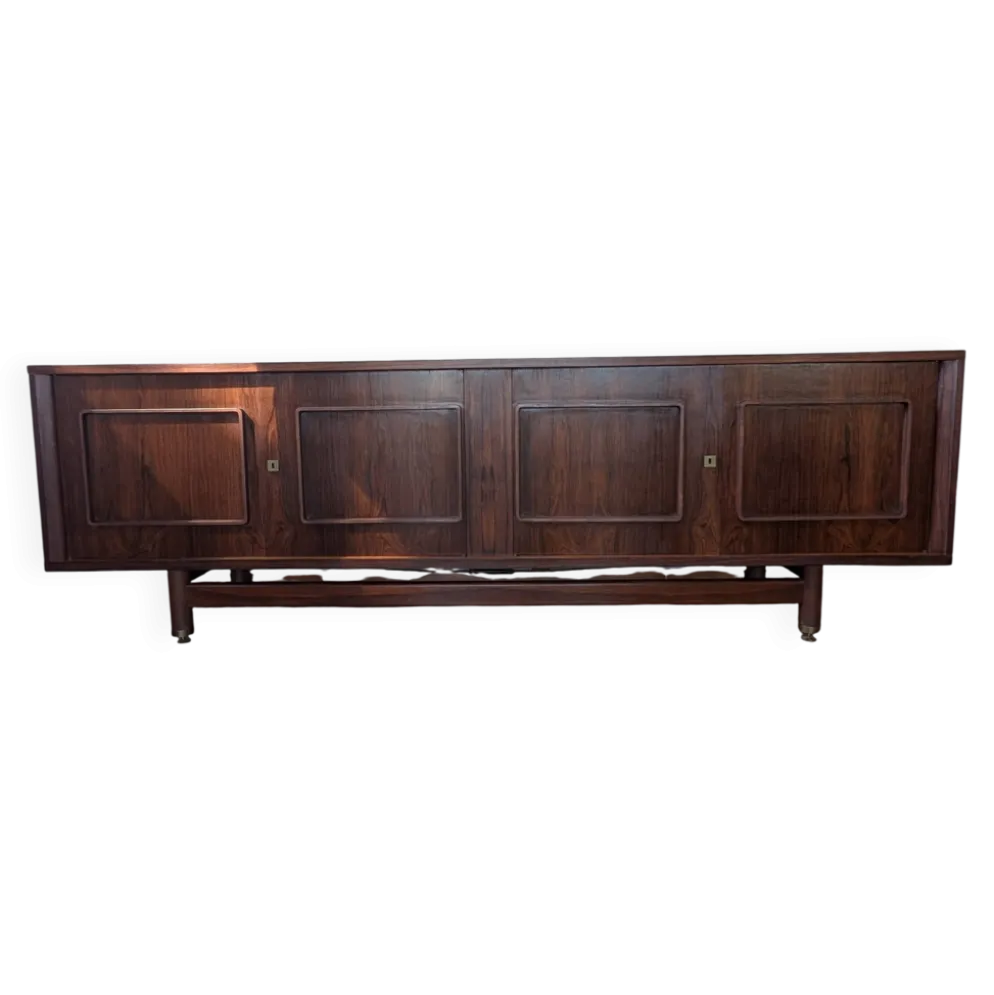 Grande enfilade en palissandre restaurée – années 60/70
