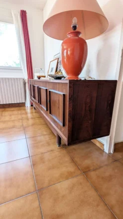 Grande enfilade en palissandre restaurée – années 60/70