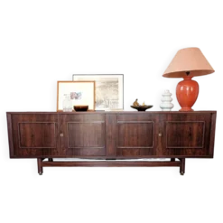 Grande enfilade en palissandre restaurée – années 60/70