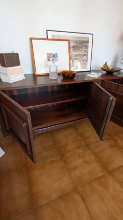 Grande enfilade en palissandre restaurée – années 60/70