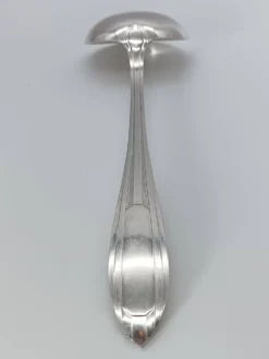 Grande Louche Art Déco Métal Argenté Poinçon Le Mondial service couvert