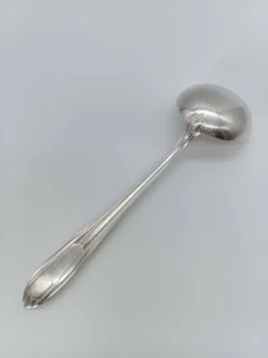 Grande Louche Art Déco Métal Argenté Poinçon Le Mondial service couvert