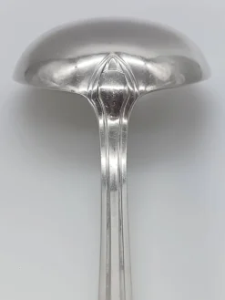 Grande Louche Art Déco Métal Argenté Poinçon Le Mondial service couvert