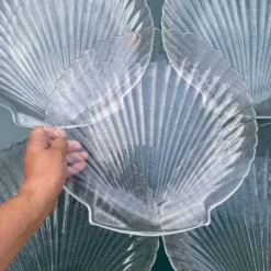 Grandes assiettes plates coquillage , Saint-Jacques