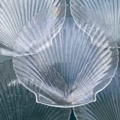 Grandes assiettes plates coquillage , Saint-Jacques