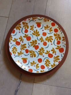 12 grandes assiettes plates Molin / Charolles