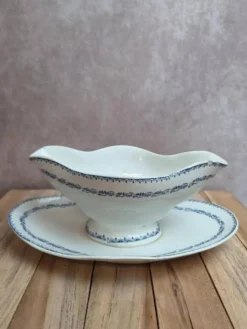 Grande saucière ancienne Gien – Terre de Fer – modèle Dreux