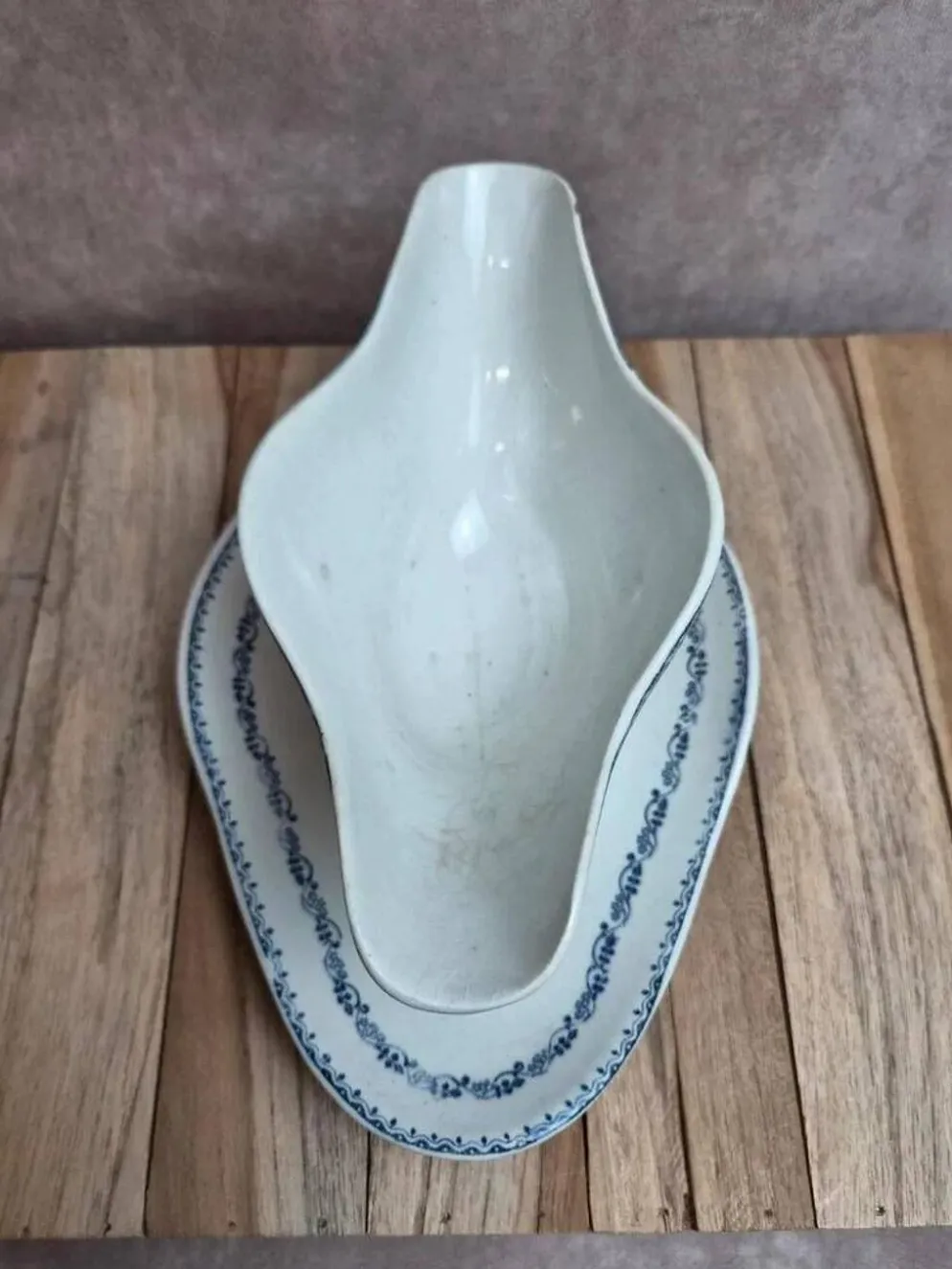 Grande saucière ancienne Gien – Terre de Fer – modèle Dreux