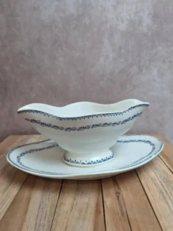 Grande saucière ancienne Gien – Terre de Fer – modèle Dreux