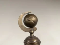 Grand escalier original de la bibliothèque anglaise Wernicke Globe Wernicke