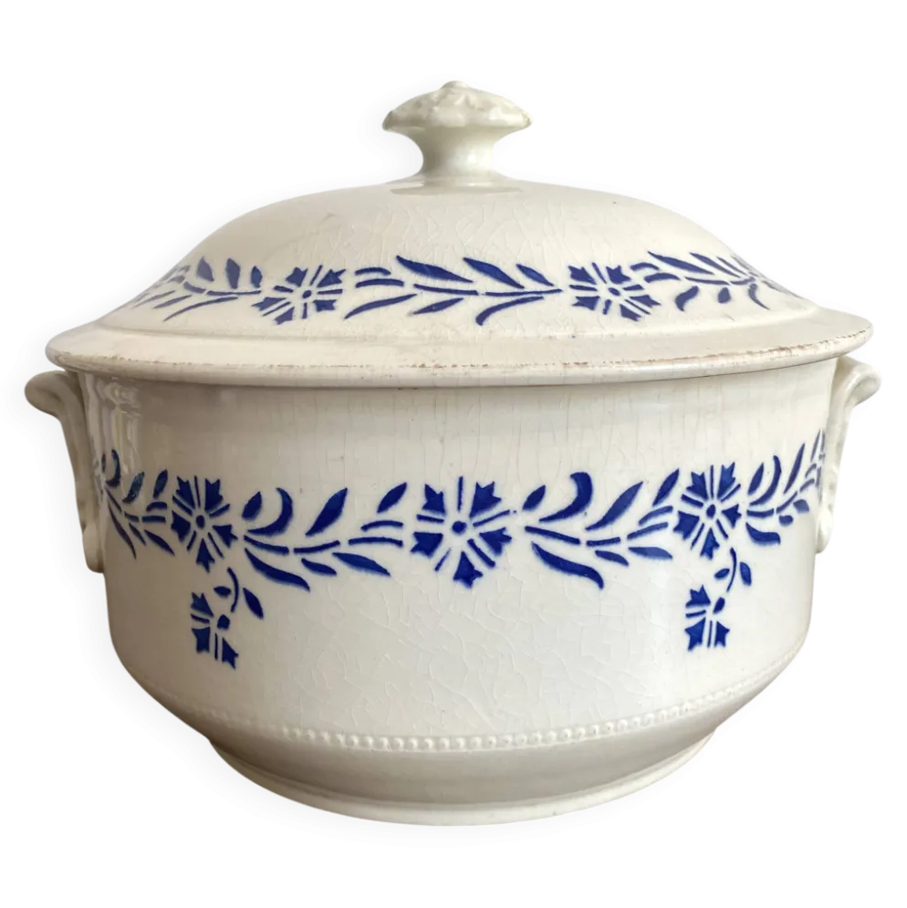 Grande soupière ancienne Sainte Uze