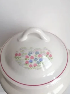 Grande soupière en porcelaine Orchies Moulin des Loups Saint-Amand - Légumier 2,5 litres