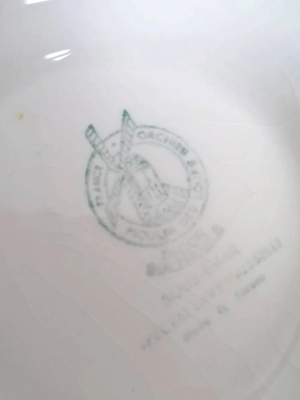 Grande soupière en porcelaine Orchies Moulin des Loups Saint-Amand - Légumier 2,5 litres