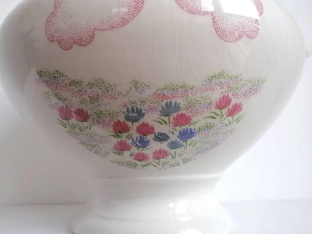 Grande soupière en porcelaine Orchies Moulin des Loups Saint-Amand - Légumier 2,5 litres