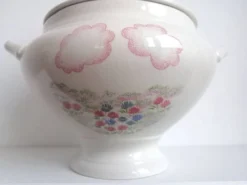 Grande soupière en porcelaine Orchies Moulin des Loups Saint-Amand - Légumier 2,5 litres
