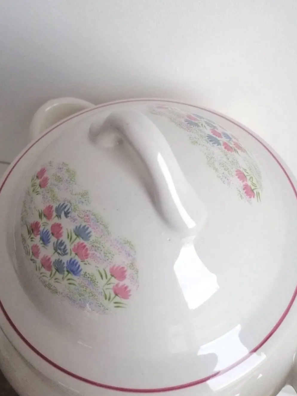 Grande soupière en porcelaine Orchies Moulin des Loups Saint-Amand - Légumier 2,5 litres