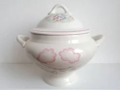 Grande soupière en porcelaine Orchies Moulin des Loups Saint-Amand - Légumier 2,5 litres