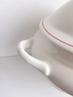 Grande soupière en porcelaine Orchies Moulin des Loups Saint-Amand - Légumier 2,5 litres